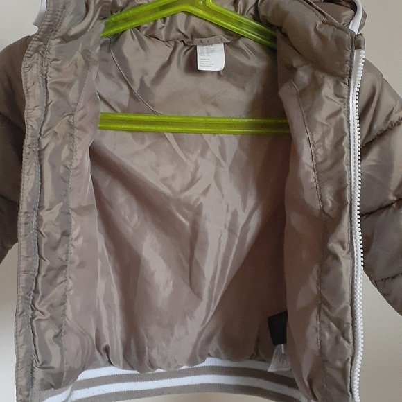 2 for $20 Baby puffer jacket gold metallic sheen - Picture 5 of 5